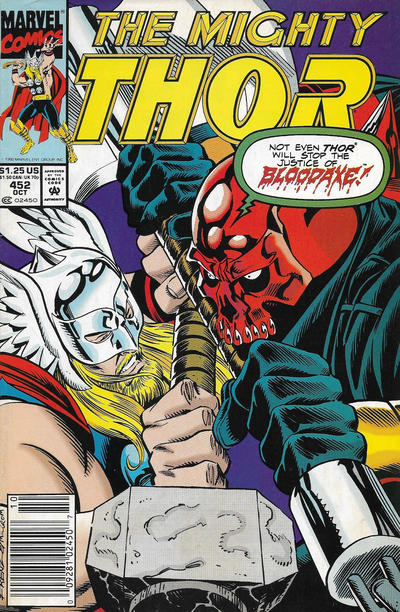Thor #452 [Newsstand]-Very Good (3.5 – 5)