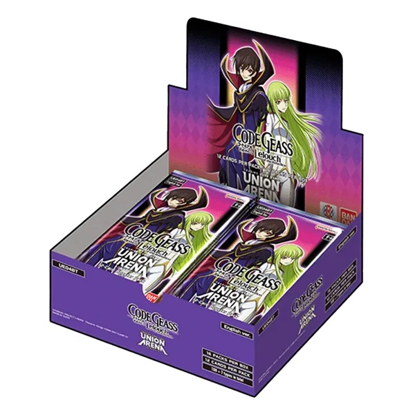 Union Arena TCG: Code Geass Lelouch of The Rebellion Booster Display [UE04-BT] (16ct)