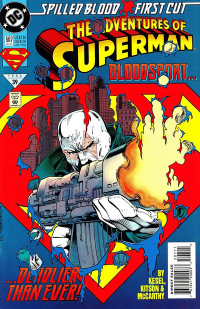 Adventures of Superman #507 [Direct Sales]-Very Fine (7.5 – 9)