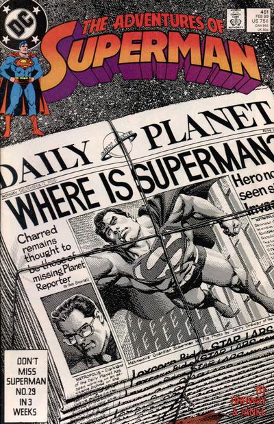 Adventures of Superman #451 [Direct]-Very Fine (7.5 – 9)