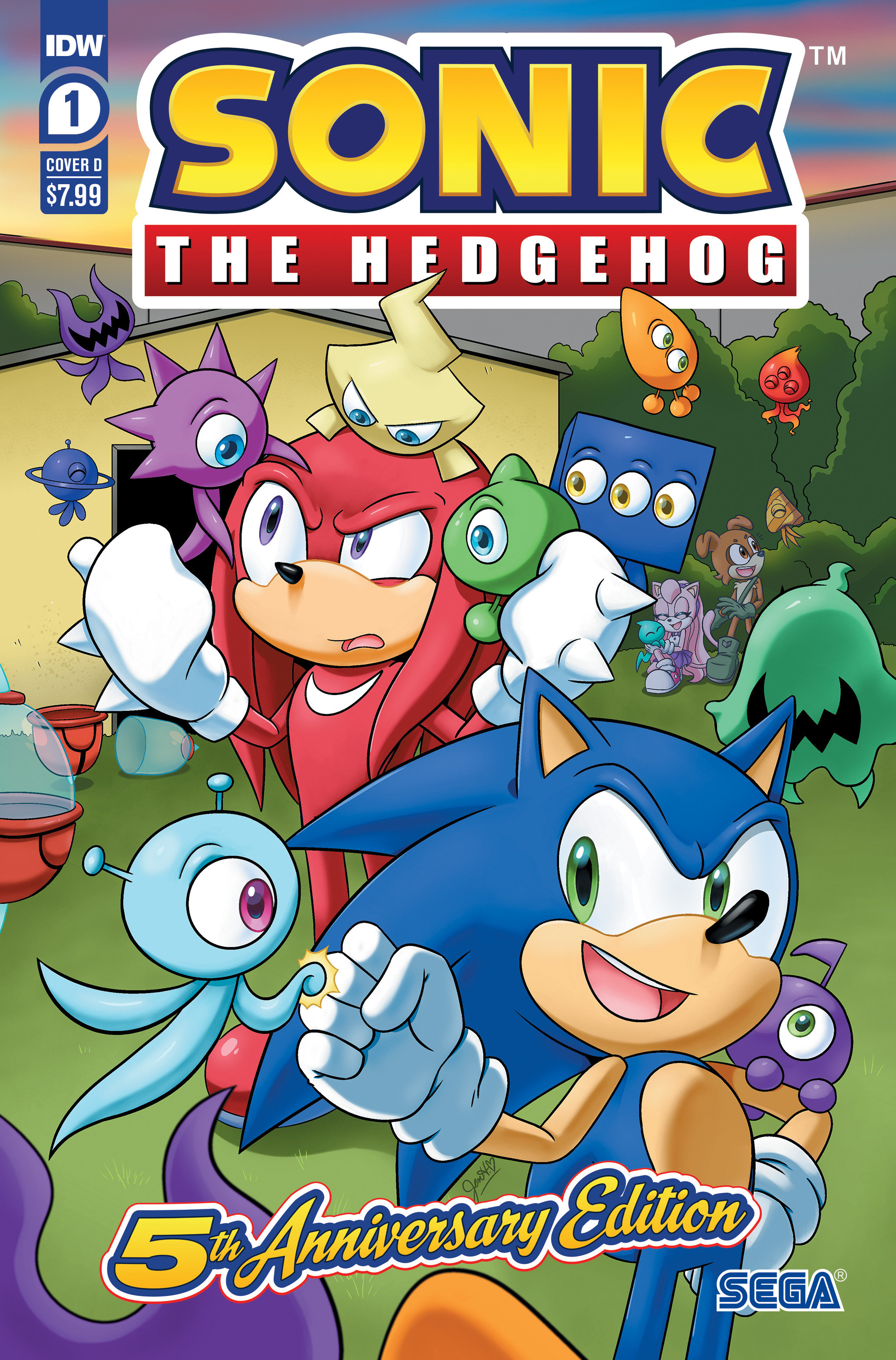 Sonic the Hedgehog #1 5th Anniversary Edition Cover D Hernandez