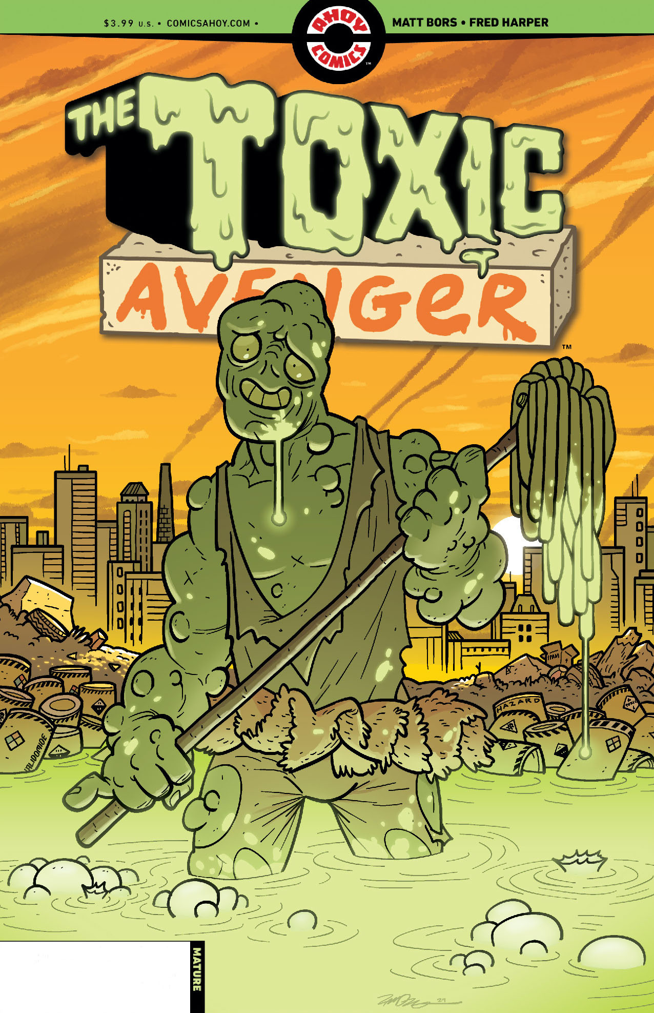 Toxic Avenger #5 Cover C 1 for 5 Incentive Zander Cannon Unlock Variant (Mature) (Of 5)