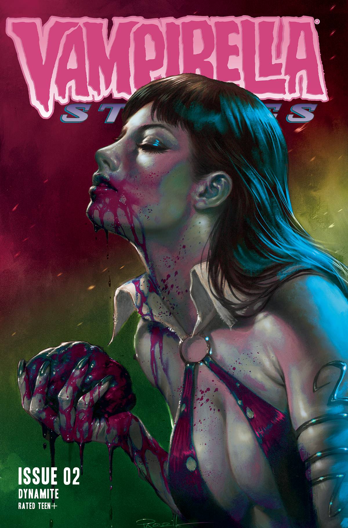 Vampirella Strikes #2 Cover N Last Call Parrillo Ultraviolet