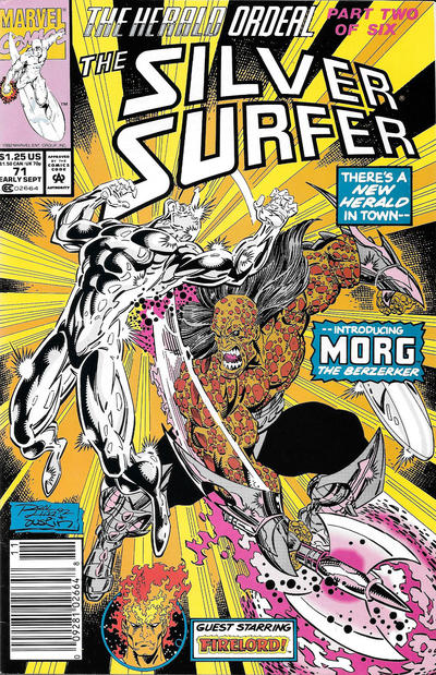 Silver Surfer #71 [Newsstand]-Very Fine (7.5 – 9)