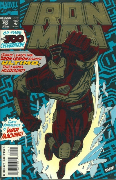 Iron Man #300 [Direct Edition Enhanced]-Very Fine