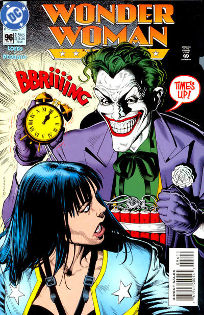 Wonder Woman #96 [Direct Sales]-Near Mint (9.2 - 9.8) Joker Cover Art By Brian Bolland