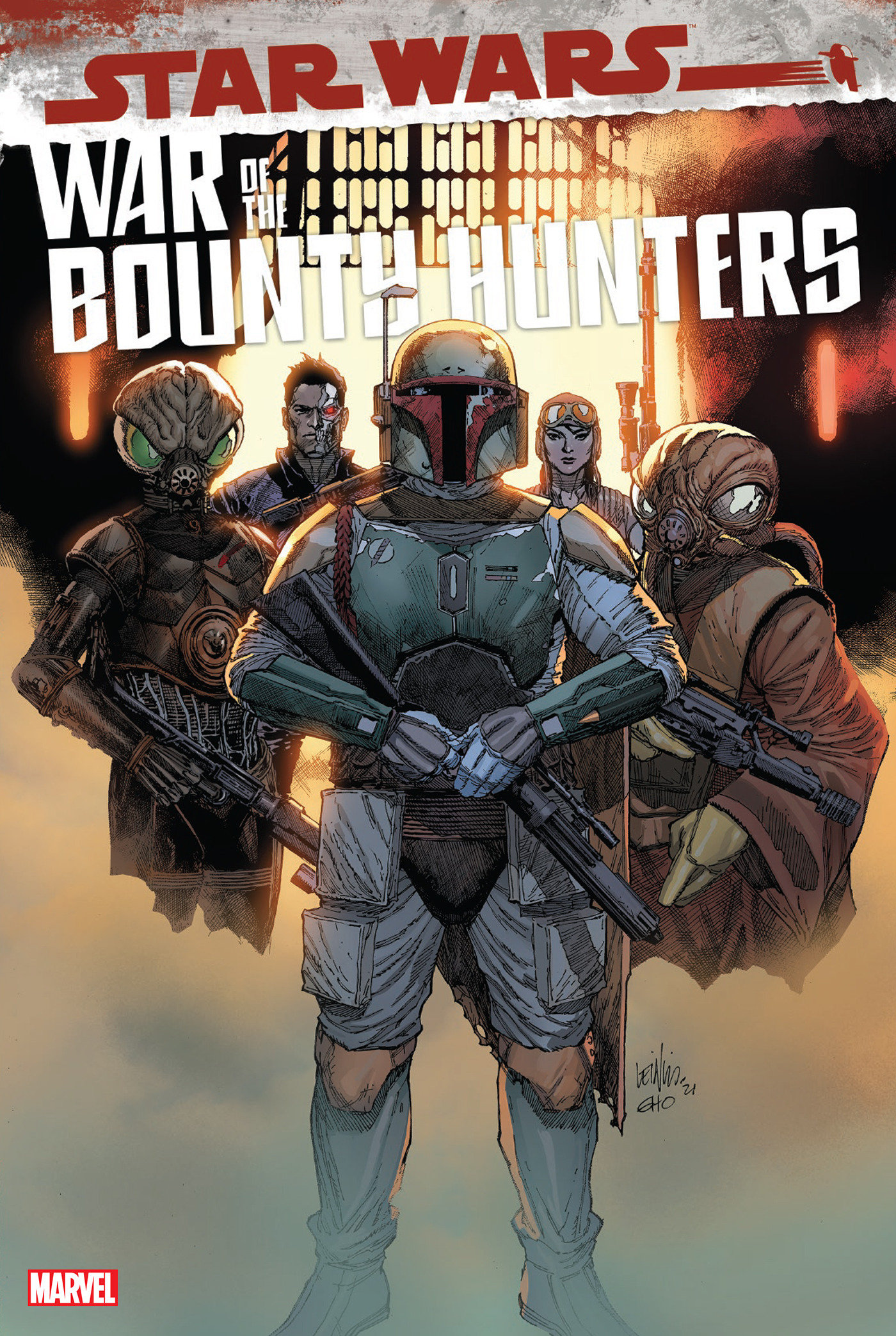 Star Wars War of Bounty Hunters Omnibus Hardcover Yu Direct Market Edition