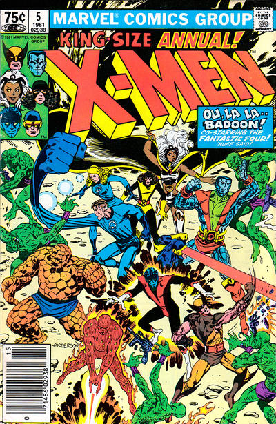 X-Men Annual #5 [Newsstand] - Vf- 