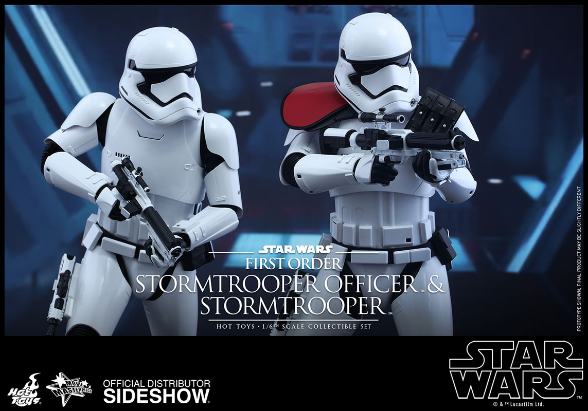 Hot Toys First Order Stormtrooper Officer And Stormtrooper