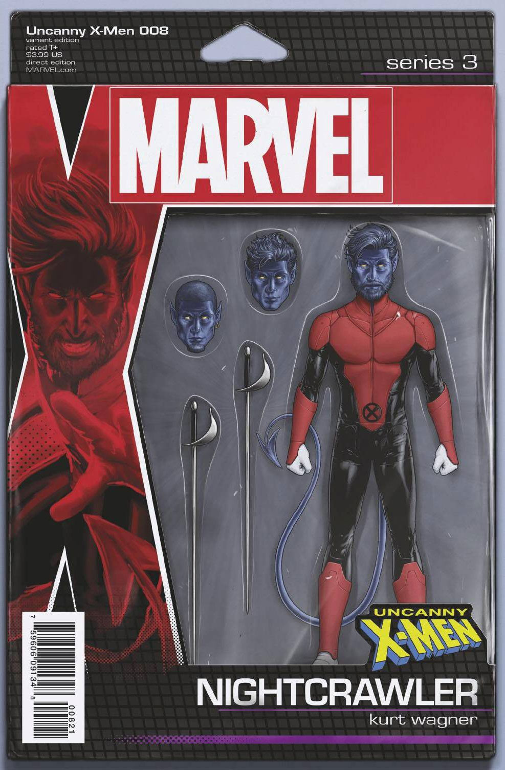 Uncanny X-Men #8 Christopher Action Figure Variant (2018)