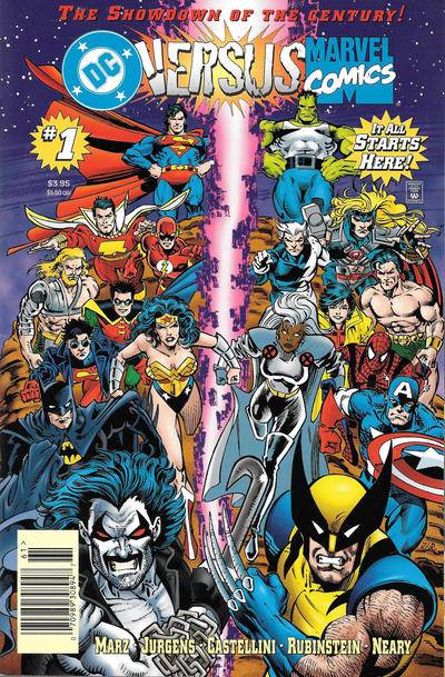 DC Versus Marvel / Marvel Versus DC #1 [Newsstand]-Fine