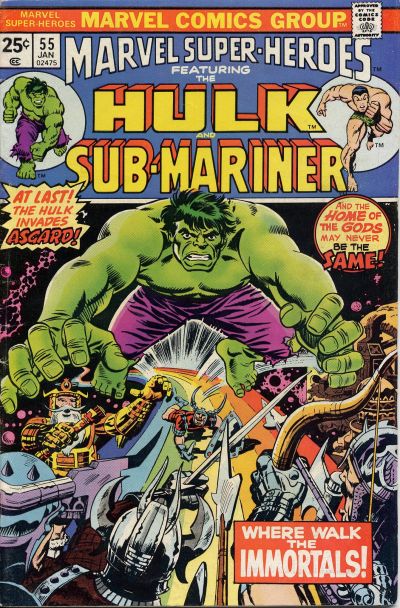 Marvel Super-Heroes #55 [25¢]-Good (1.8 – 3)