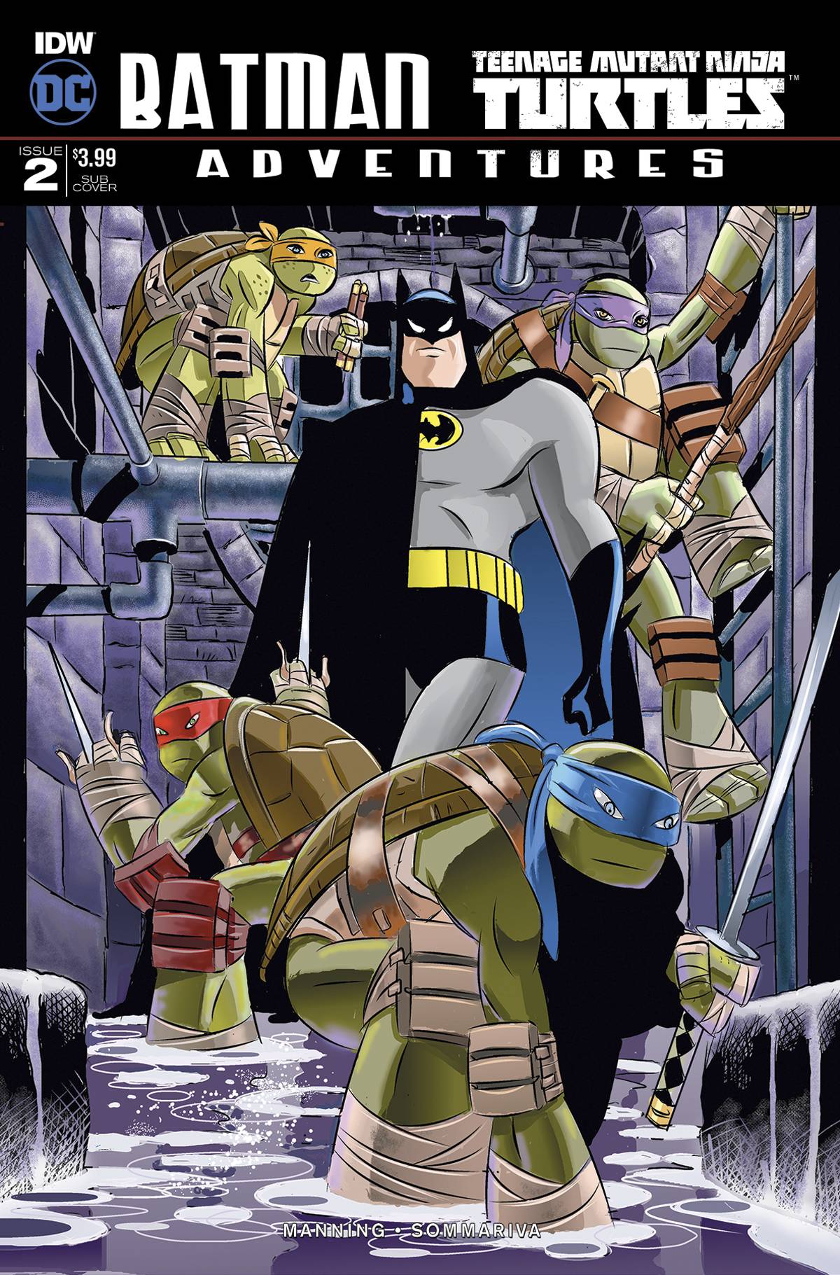 Batman Teenage Mutant Ninja Turtles Adventures #2 Subscription Variant A