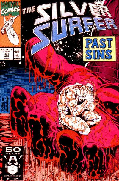 Silver Surfer #48 [Direct]-Fine (5.5 – 7)