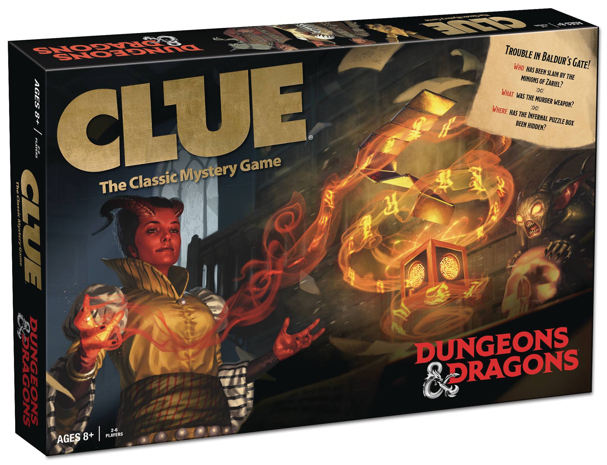 Dungeons & Dragons Clue Boardgame
