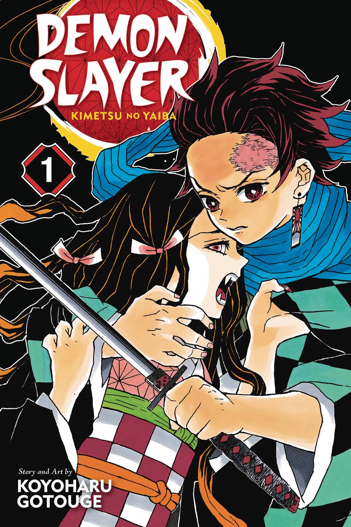 Demon Slayer Kimetsu No Yaiba Manga Volume 1