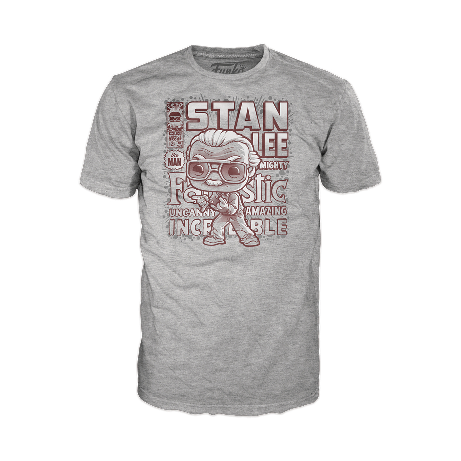 Boxed Tee Marvel Stan Lee Tee Shirt XXL