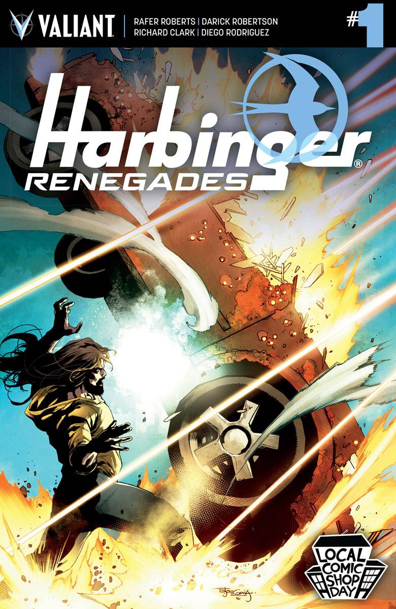 Local Comic Shop Day 2016 Harbinger Renegades #1 Segovia Variant