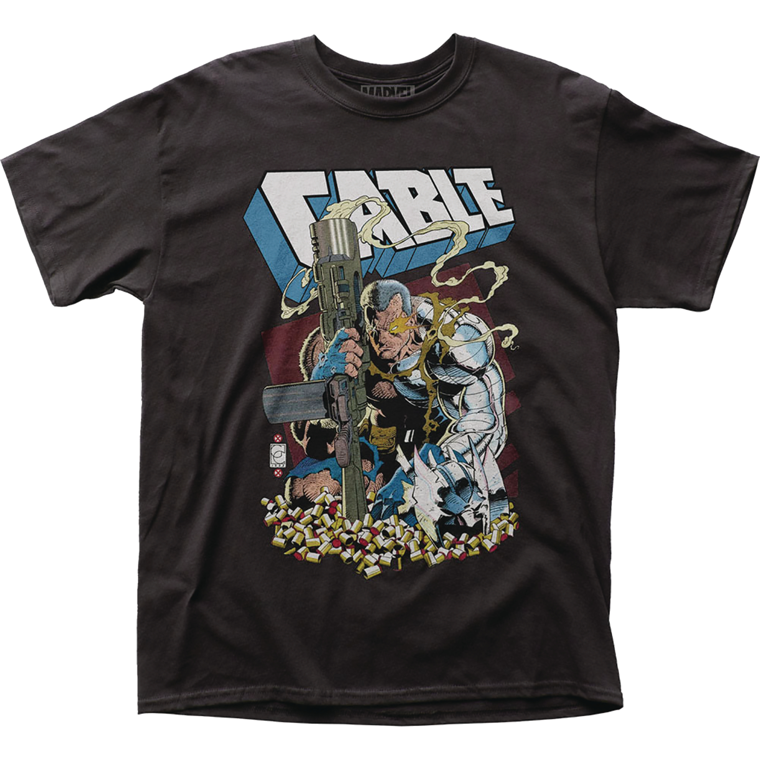 Marvel Comics Cable Shell Castings T-Shirt Small