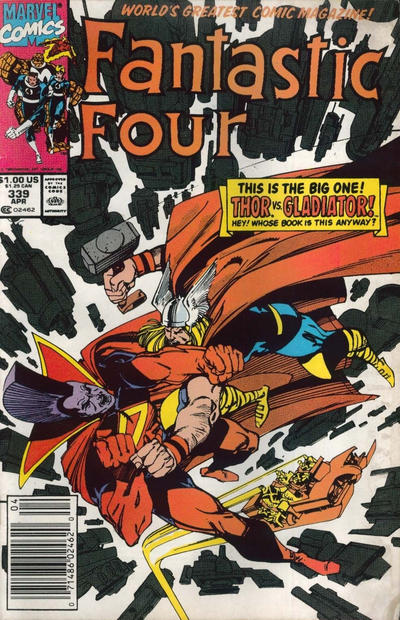 Fantastic Four #339 [Newsstand]-Fine (5.5 – 7)