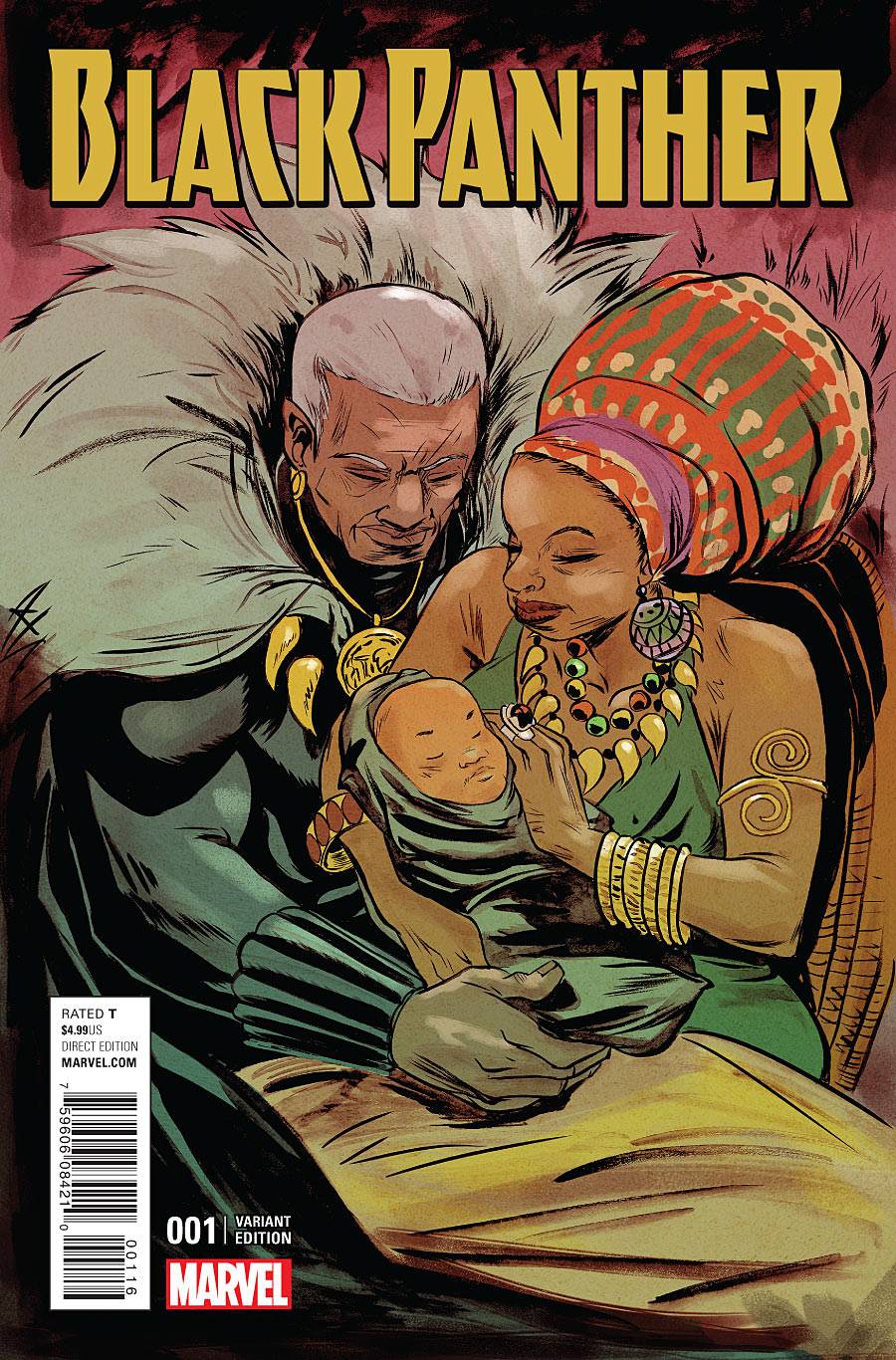 Black Panther #1 Greene Connect A Variant (2016)