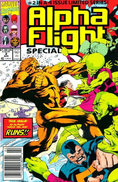 Alpha Flight Special #2 [Newsstand](1991)-Very Good (3.5 – 5)