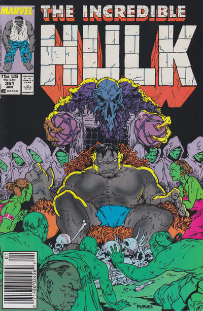 The Incredible Hulk #351 [Newsstand]-Fine