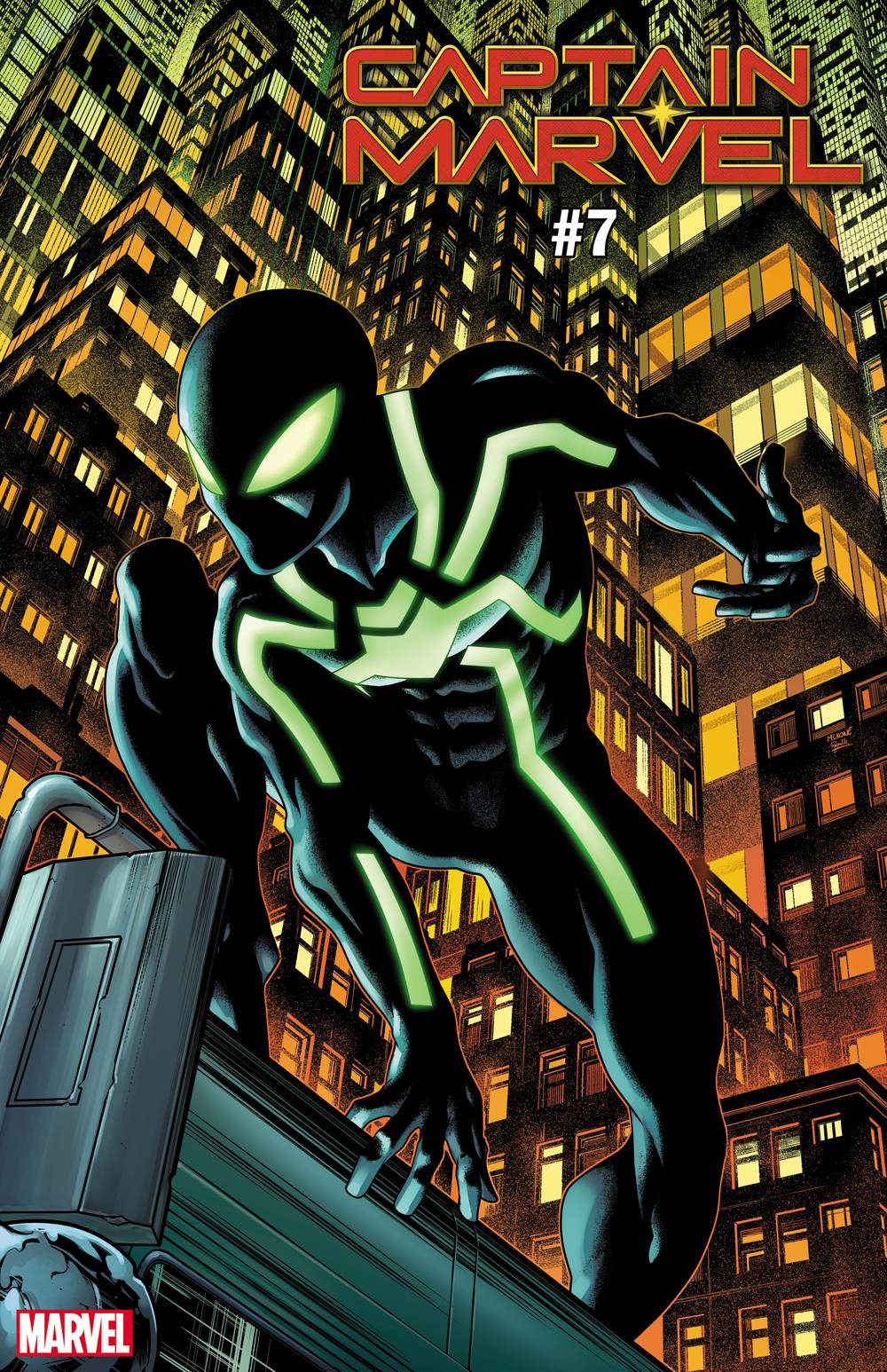 Captain Marvel #7 Mckone Spider-Man Symbiote Suit Variant (2019)