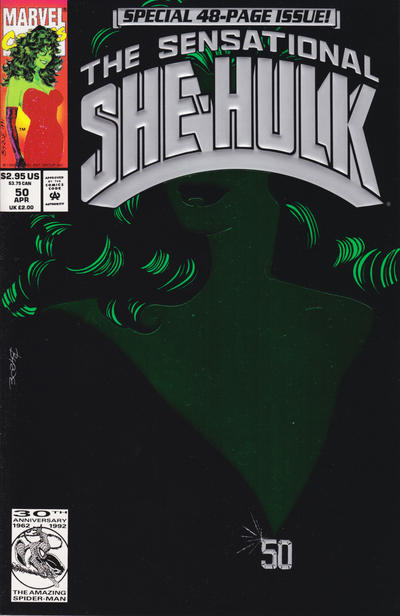 The Sensational She-Hulk #50 [Direct](1989)-Near Mint (9.2 - 9.8)