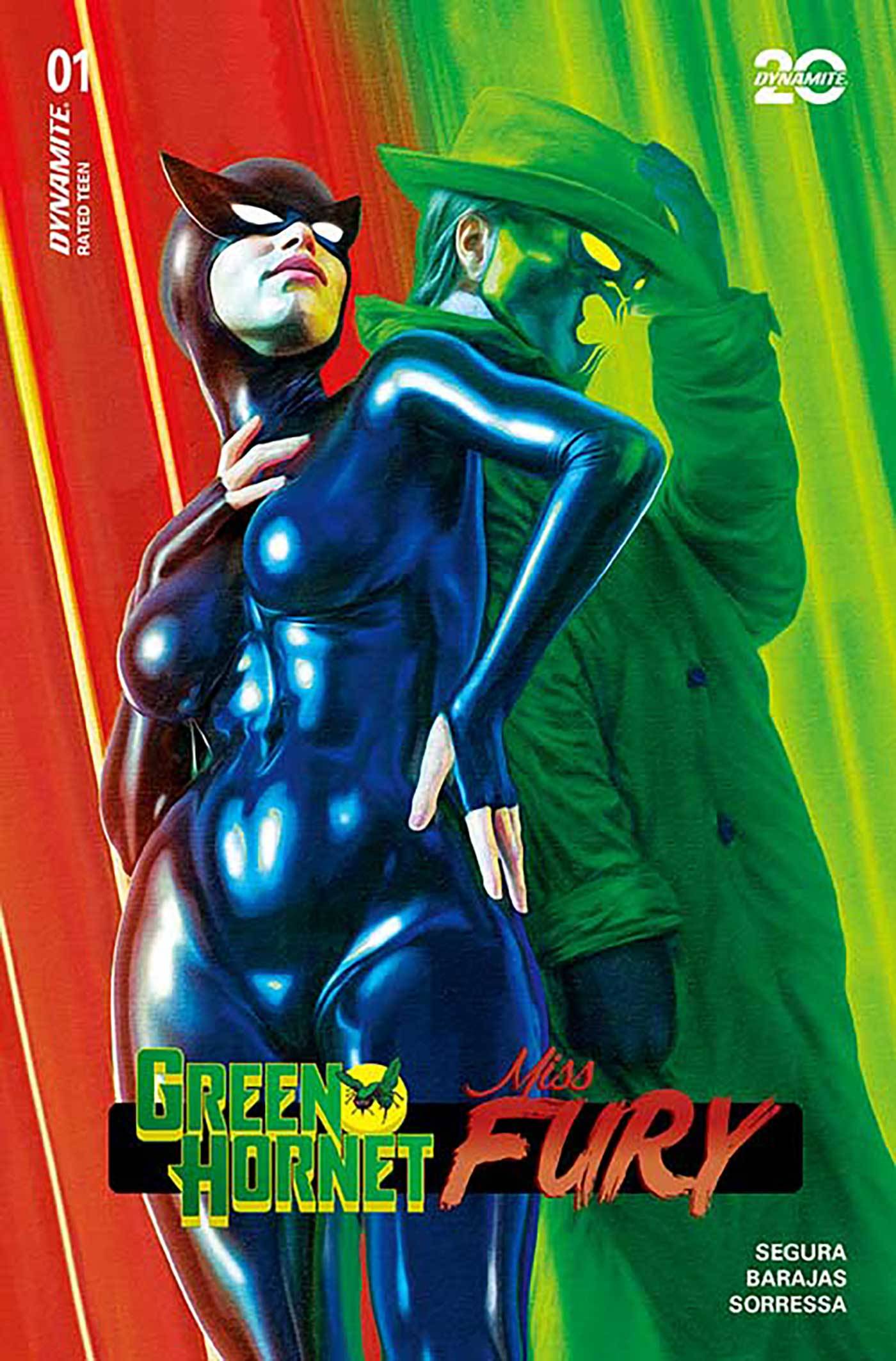 Green Hornet Miss Fury #1 Cover S Spears Original