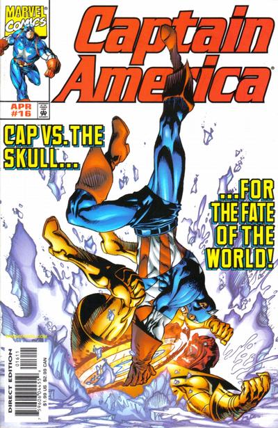 Captain America #16 [Direct Edition]-Very Fine (7.5 – 9)
