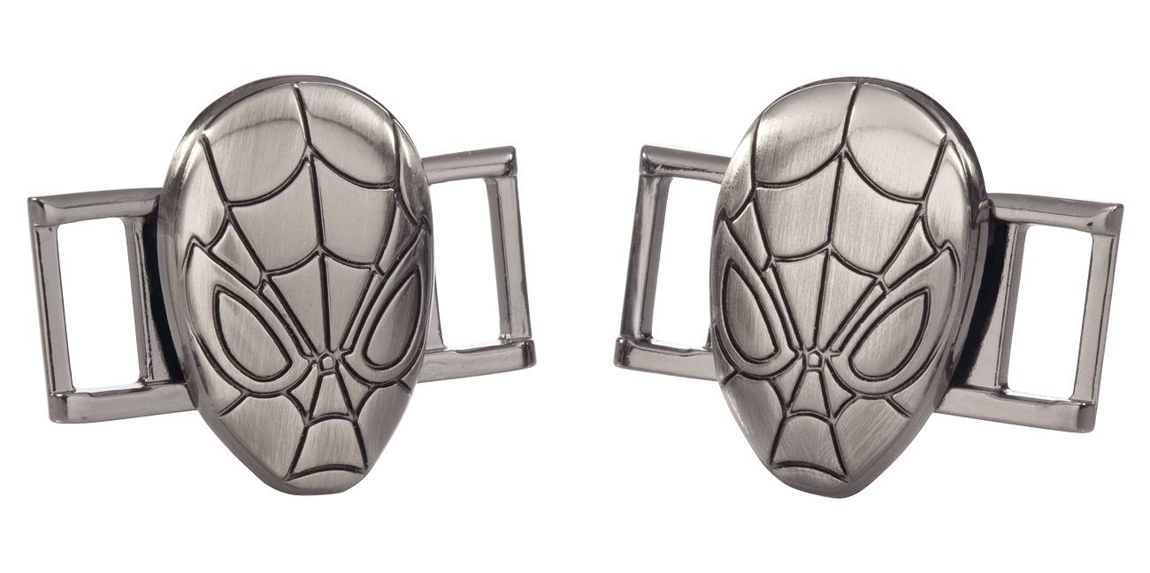 Marvel Comics Lace Locks Spider-Man Head Metal