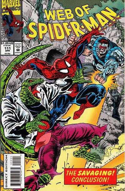 Web of Spider-Man #111 [Direct Edition](1985)-Very Fine (7.5 – 9)