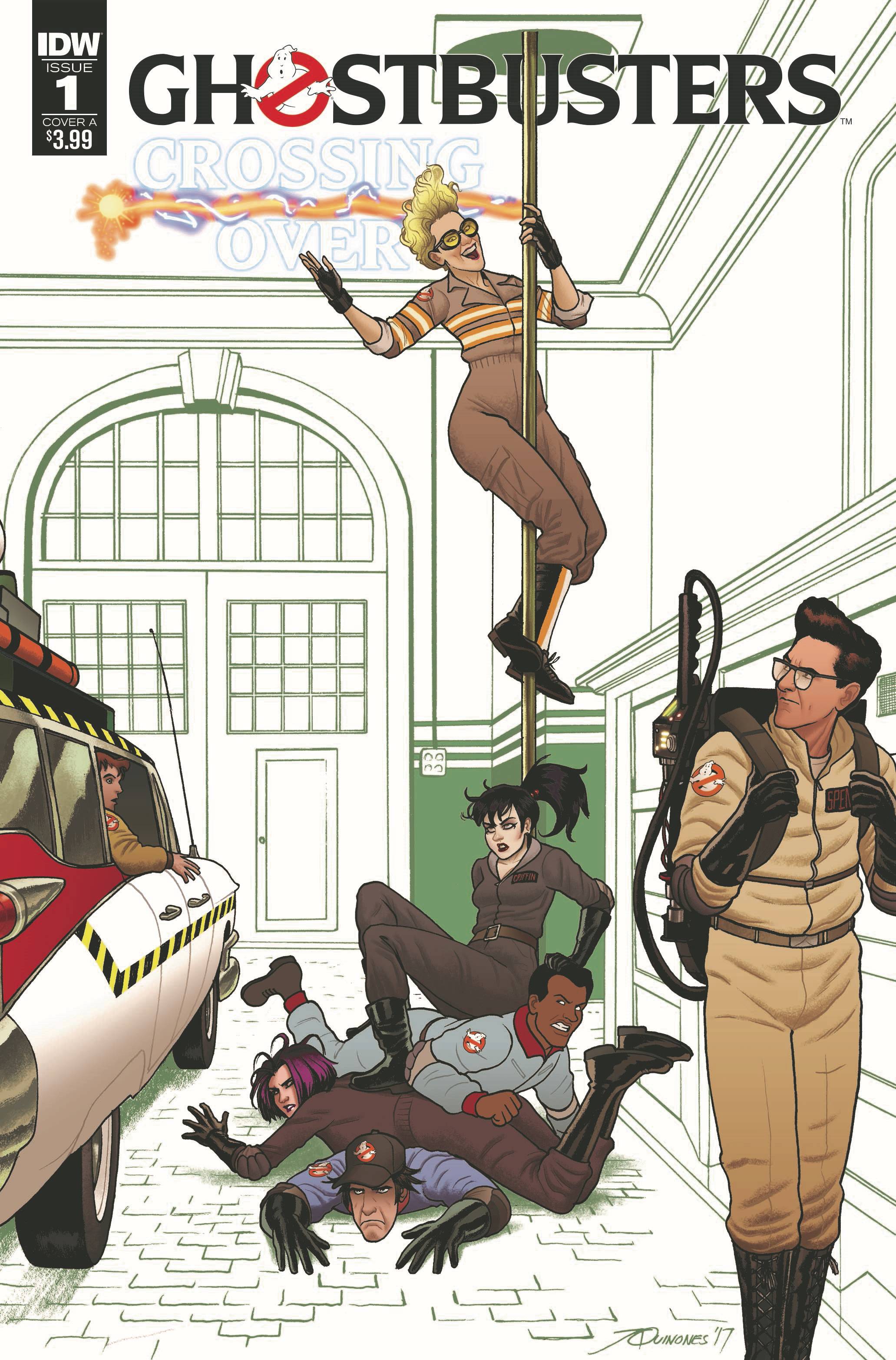 Ghostbusters Crossing Over #1 Cover A Quinones