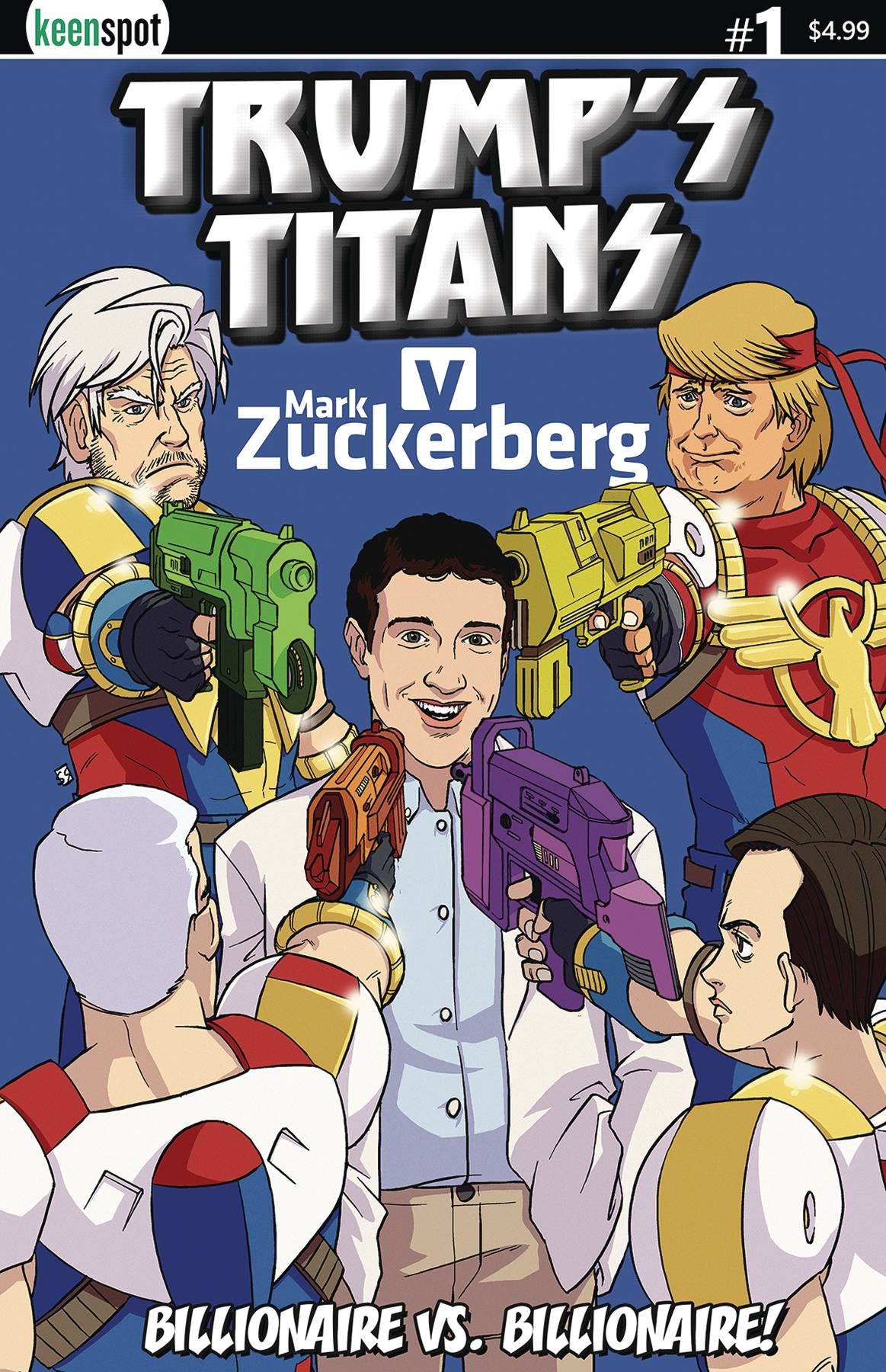 Trumps Titans Vs Mark Zuckerberg #1 Cover A Zuckerberg Outnumb