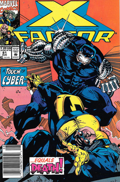 X-Factor #81 [Newsstand]-Fine (5.5 – 7)