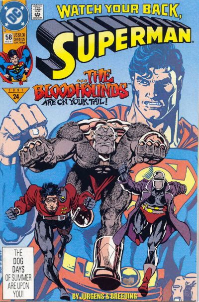 Superman #58 (1987) [Direct]-Fine (5.5 – 7)