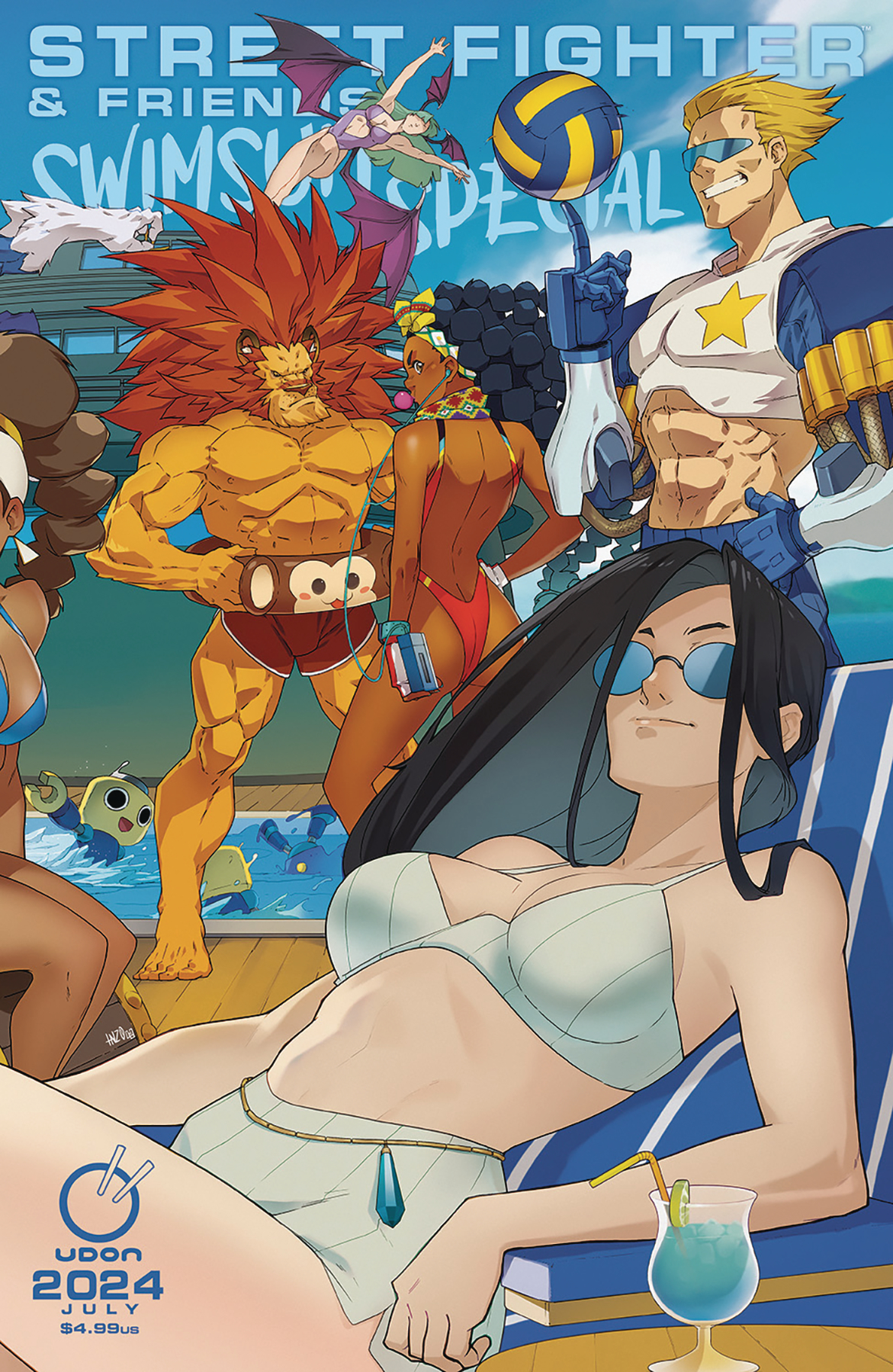 Street Fighter & Friends Swimsuit Special (2024) #1 1 for 5 Incentive Cover