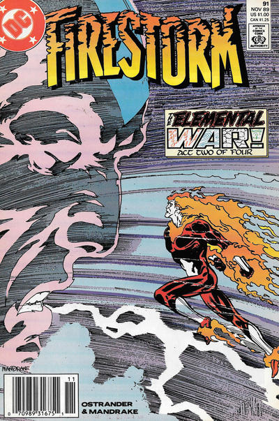 Firestorm The Nuclear Man #91 [Newsstand]-Near Mint (9.2 - 9.8)