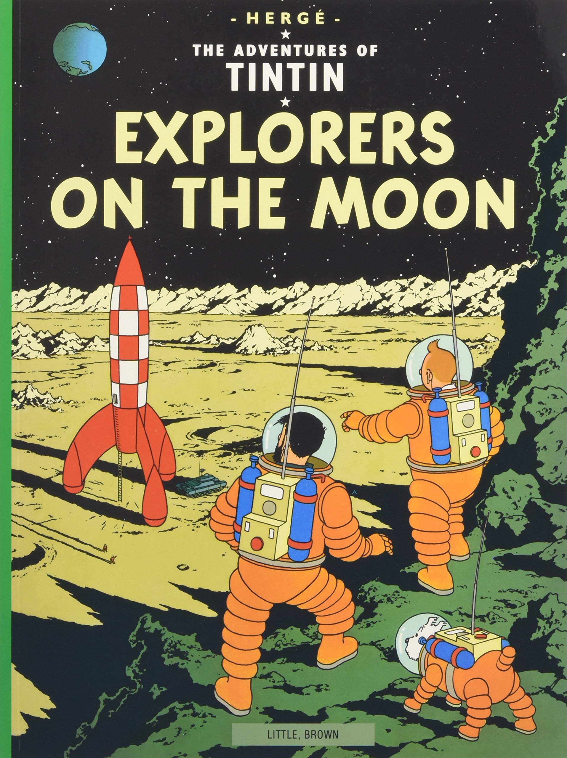 Adventures of Tintin Graphic Novel Explorers On the Moon