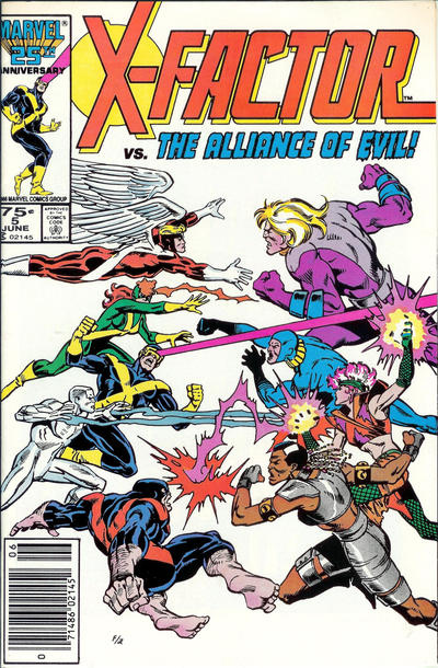 X-Factor #5 [Newsstand](1986)-Very Fine (7.5 – 9)