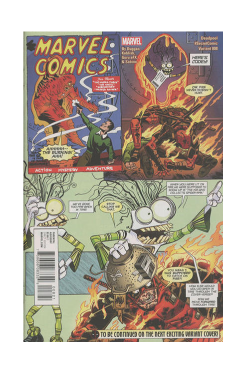 Deadpool #8 (Koblish Secret Comic Variant) (2015)