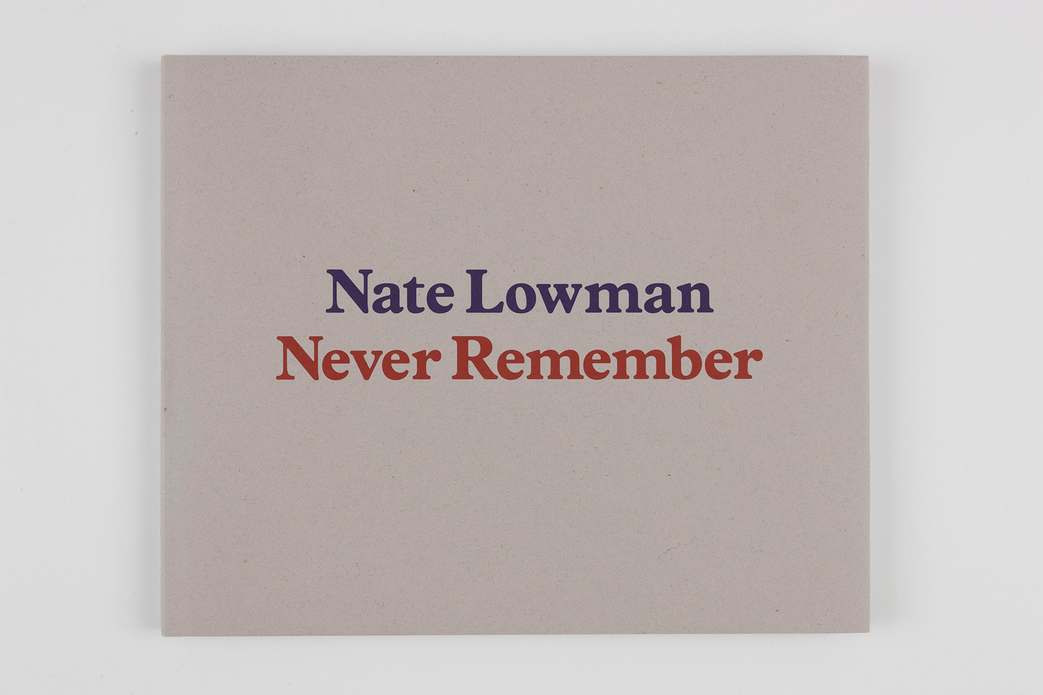 Nate Lowman (Hardcover Book)