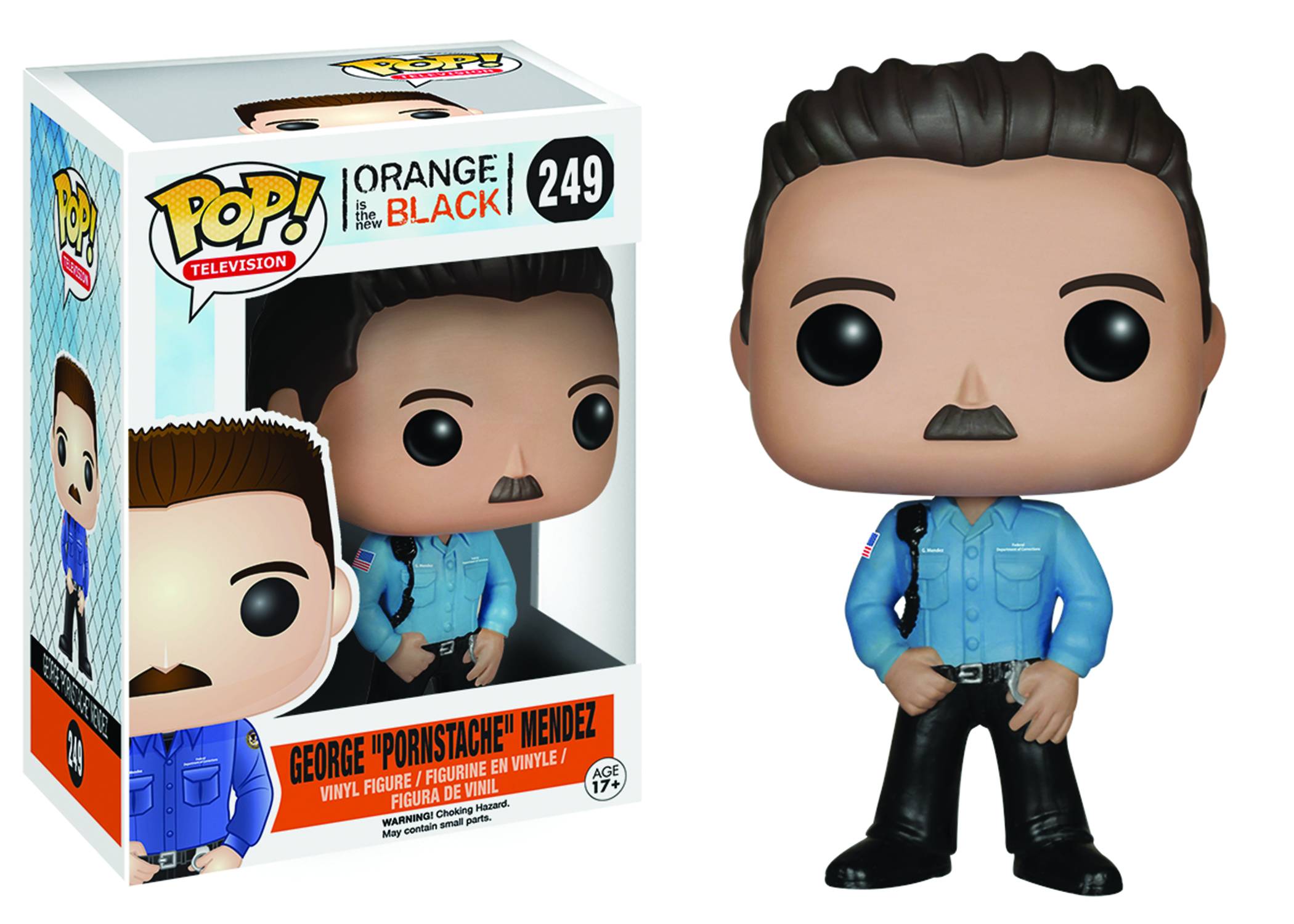 Pop Orange Is The New Black Pornstache Vinyl Figure