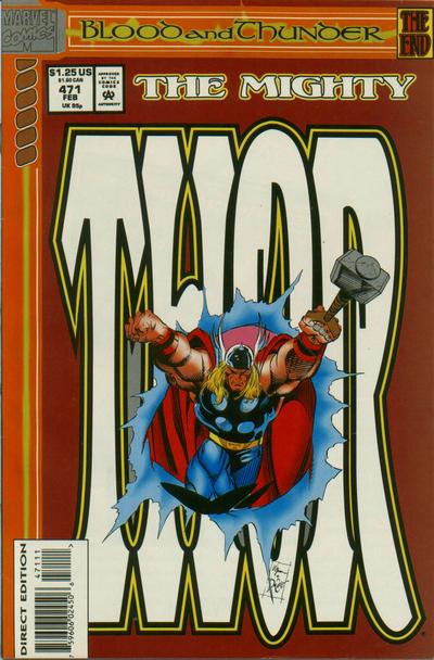 Thor #471 [Direct Edition]-Very Fine (7.5 – 9)