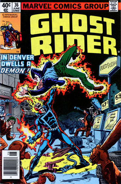 Ghost Rider #36 [Newsstand]-Near Mint (9.2 - 9.8)