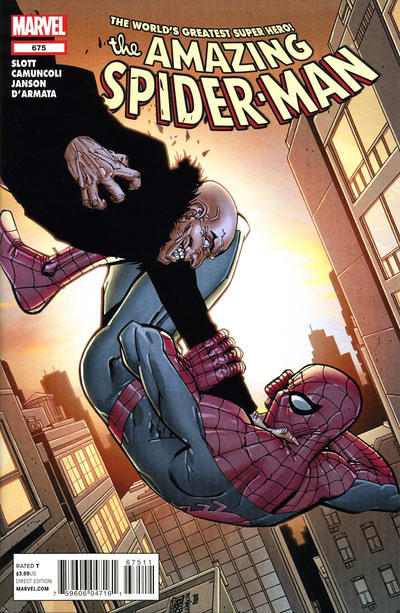 The Amazing Spider-Man #675 [Direct Edition] - Vf- 