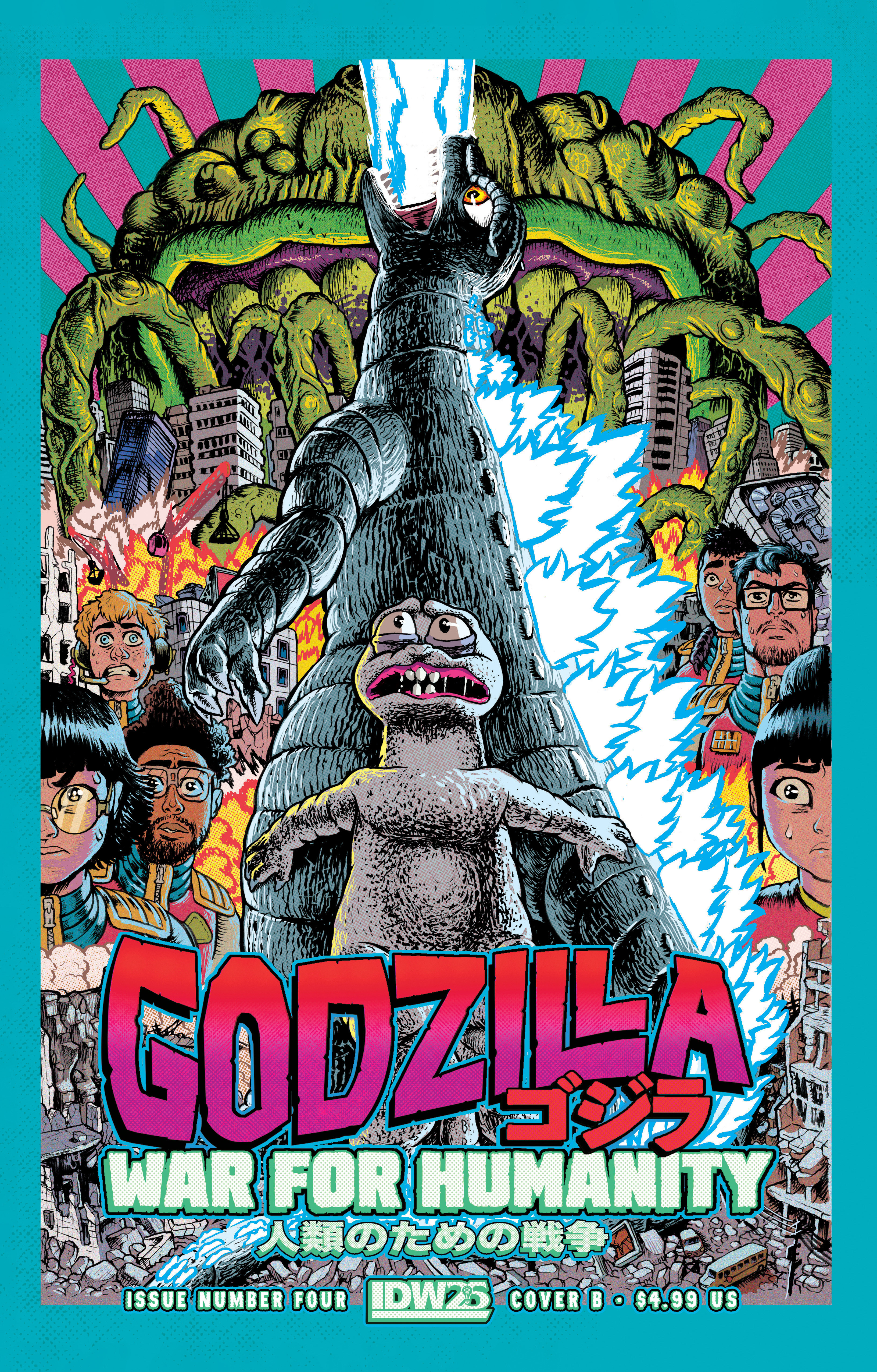 Godzilla: The War for Humanity #4 Cover B Smith