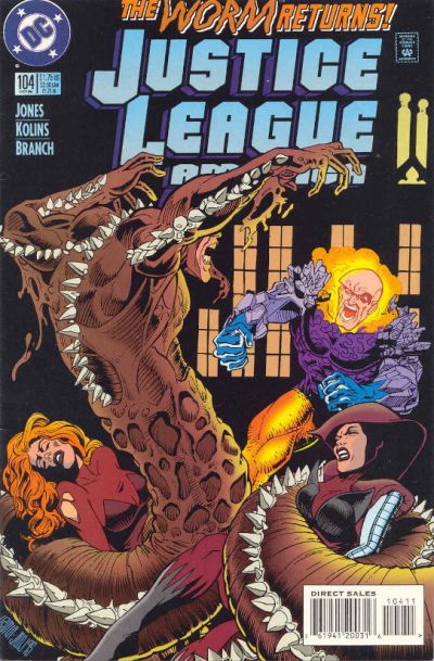 Justice League America #104-Fine (5.5 – 7) (1989)