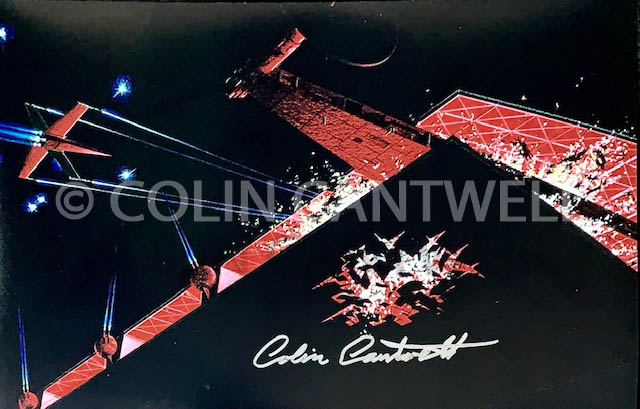 C1 Red Fight Scene 12X18 Signed Cantwell